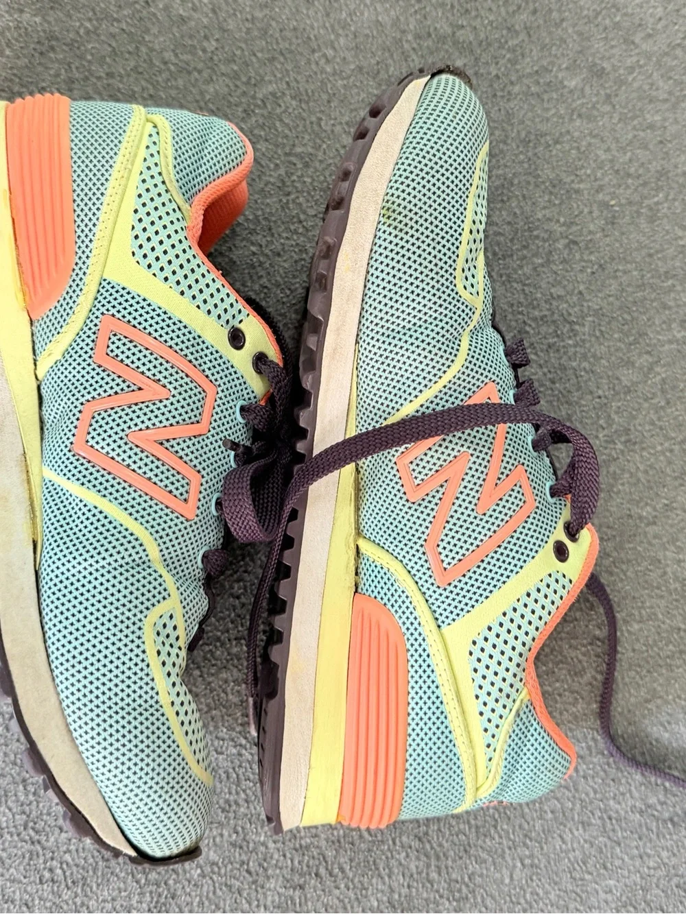 New Balance 574 Woven Running sneakers Teal Women 6.5 | UK 4 | retro colors